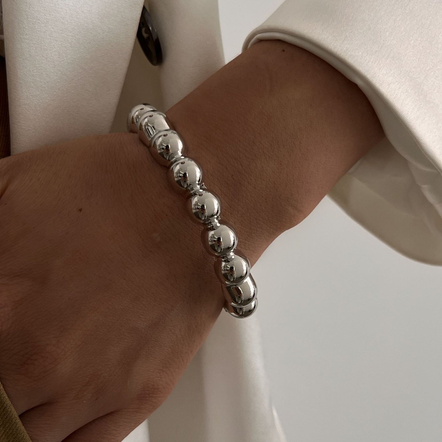 Bangle chic hip hop simple Style solid - Lizi Yarce Accesories