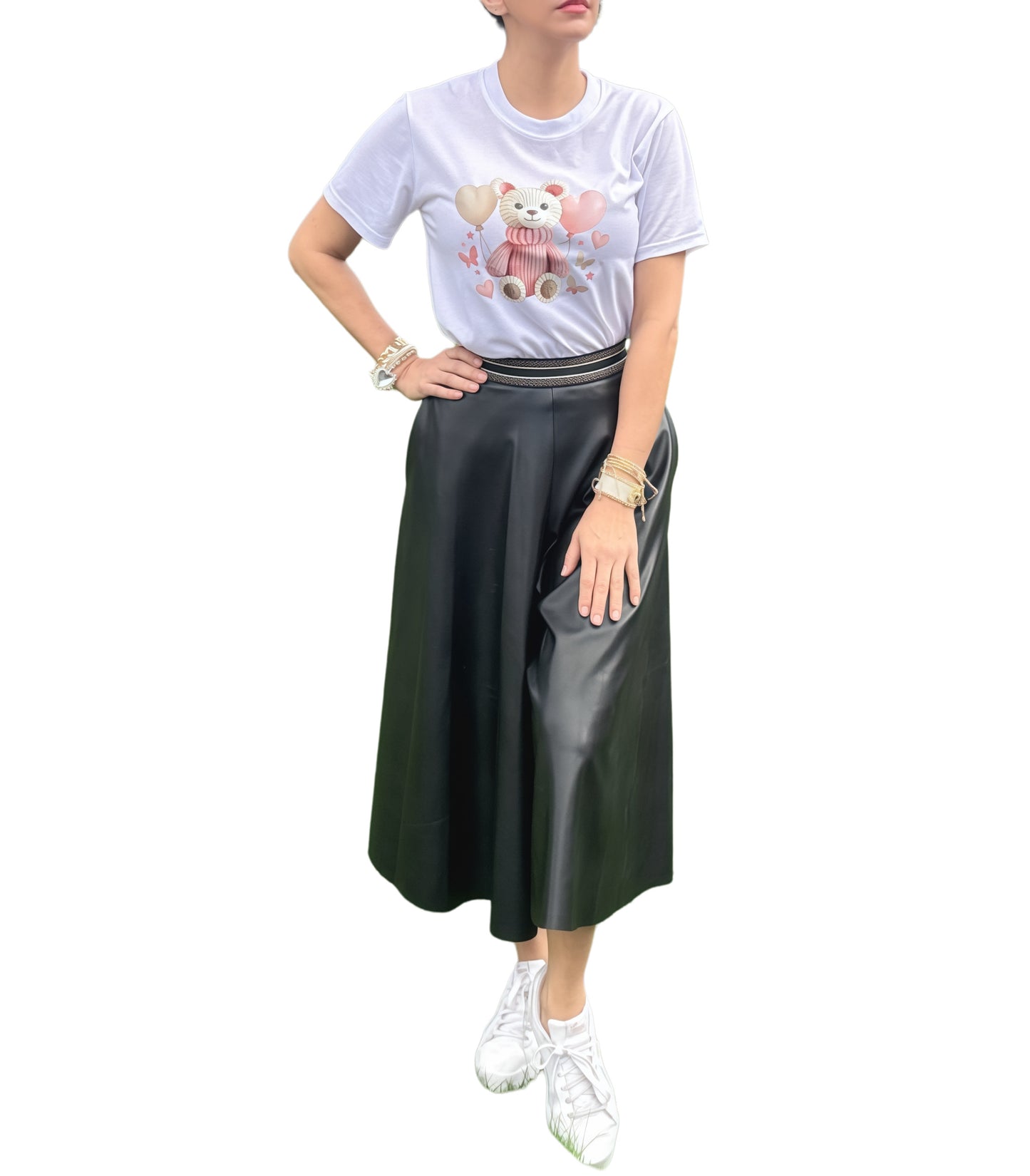 3D Graphic Bear Ballon’s Tshirt for women - Lizi Yarce Accesories