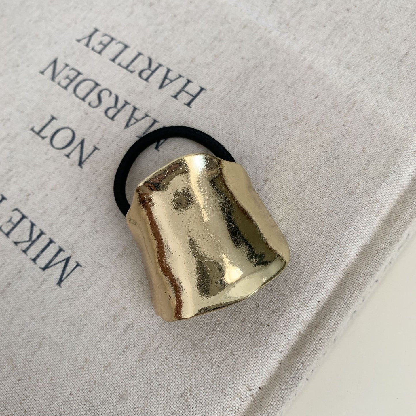 women korean style geometric metal hair tie (Copia) (Copia) - Lizi Yarce Accesories