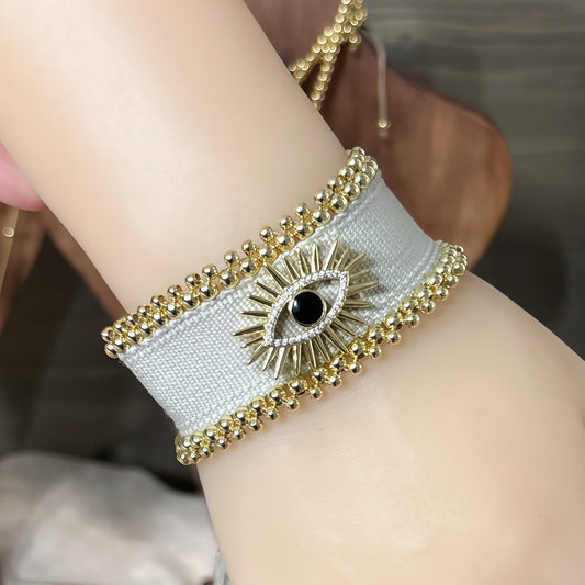 Ethnic Style G Eye Nikon string Bracelet - Lizi Yarce Accesories