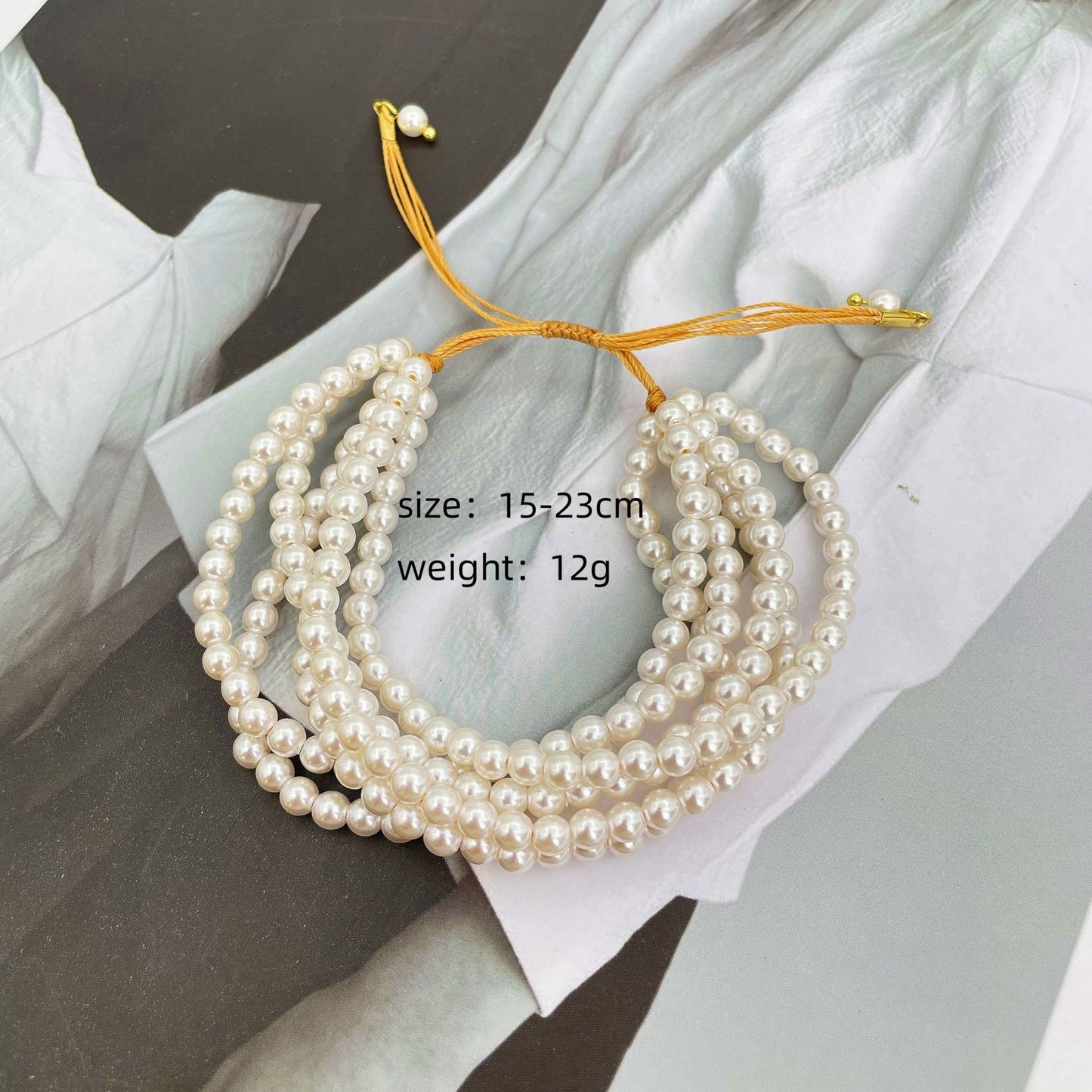 elegant geometric solid Color Shell pearls