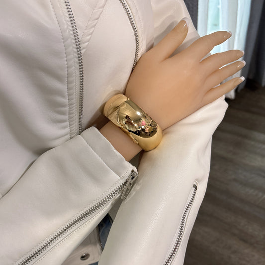 Bangle chic hip hop simple Style solid - Lizi Yarce Accesories