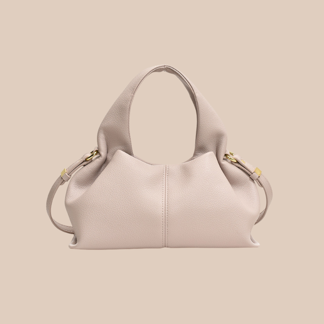 Casual ruched classic gray Light  Bag - Lizi Yarce Accesories