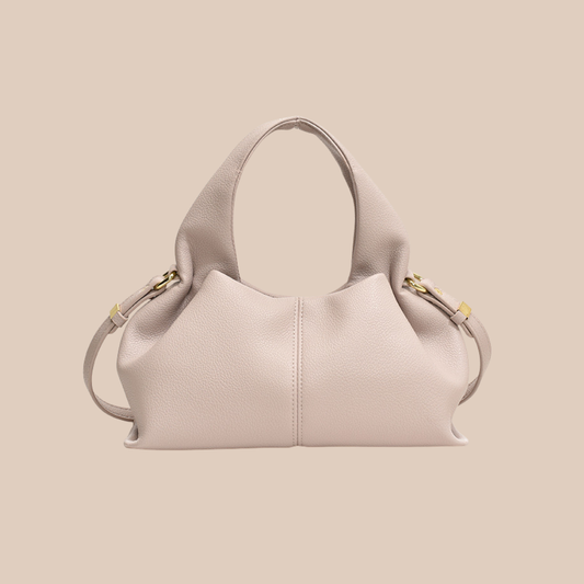 Casual ruched classic gray Light  Bag - Lizi Yarce Accesories