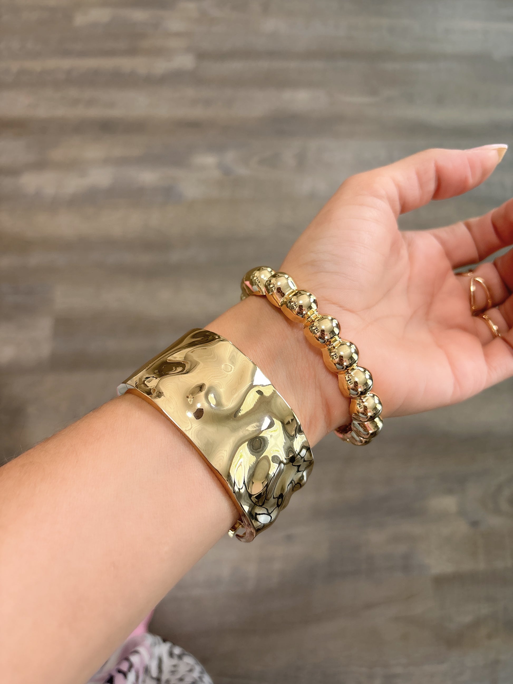 Bangle chic hip hop simple Style solid - Lizi Yarce Accesories