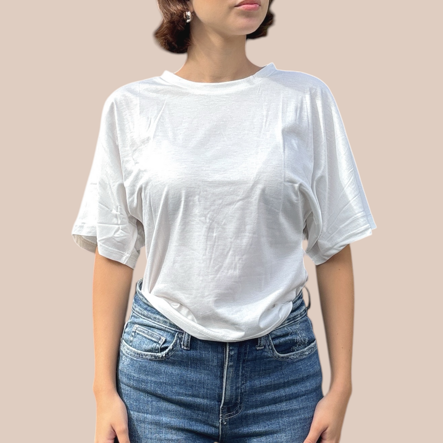 Tshirt Korean Style Casual white