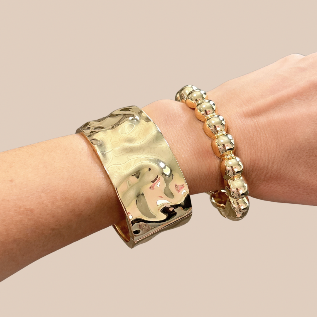 Bangle chic hip hop simple Style solid - Lizi Yarce Accesories