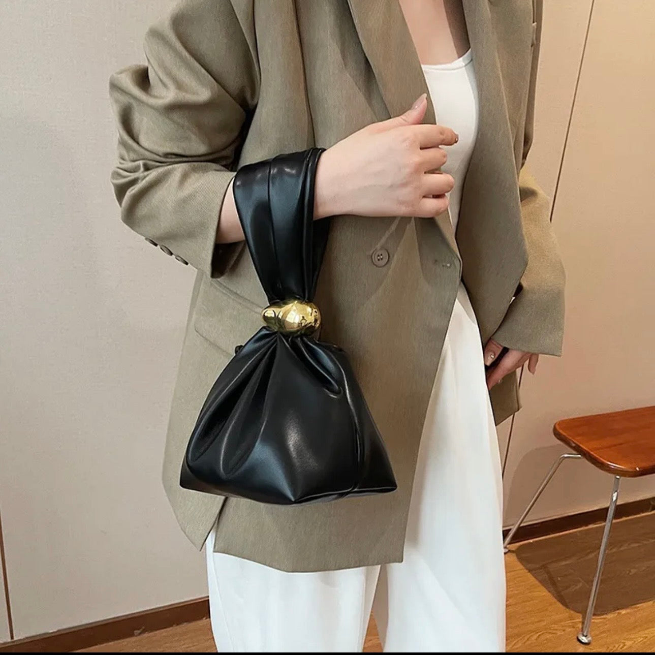 Women’s small Bag Cylinder unique style - Lizi Yarce Accesories