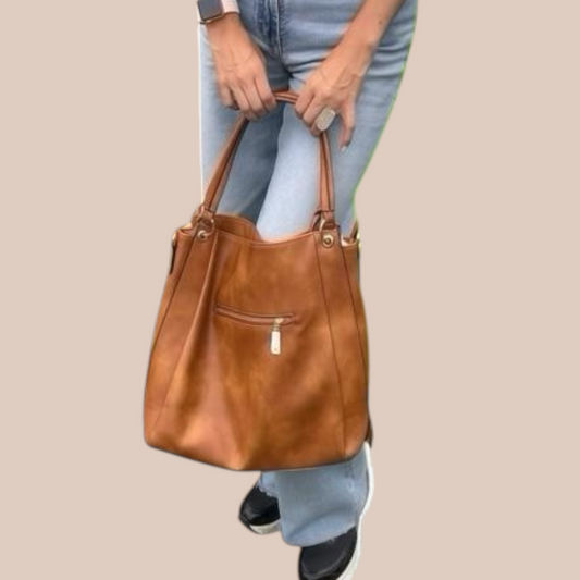 2-in-1 Ciara Double Tassel
Zipper with Pouch Hobo Set