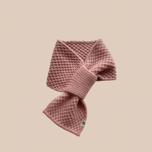 Women simple Korean style Pink scarf - Lizi Yarce Accesories