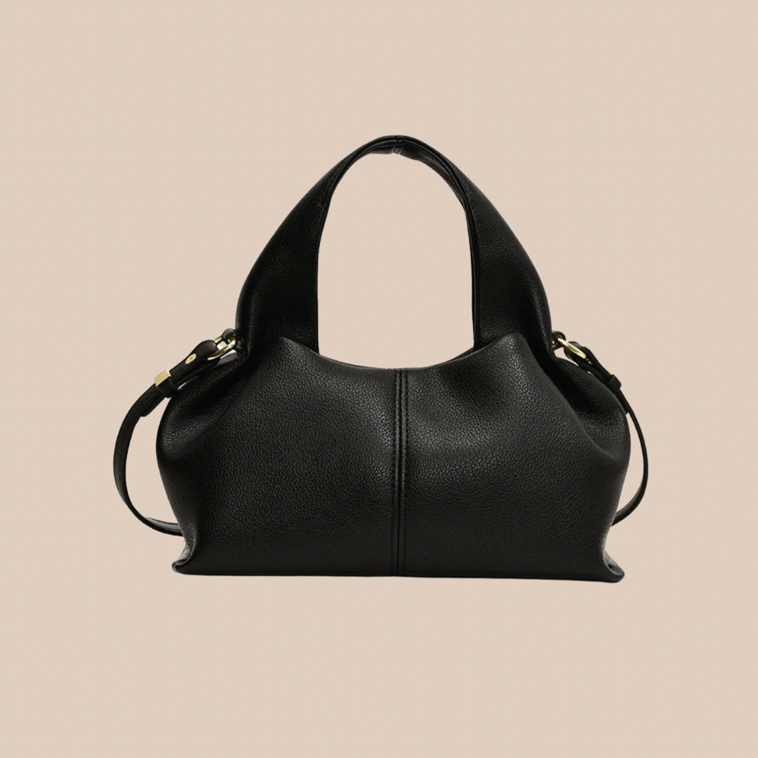 Casual ruched classic Black Purse - Lizi Yarce Accesories