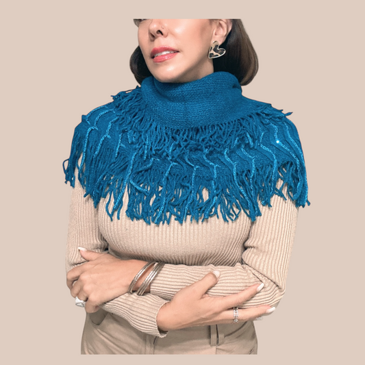 Basic Assorted Fringe Infinity Scarve Beige Color for Stylish Accessories with Chic Fringe Detail & Versatile Beige Color for Any Outfit